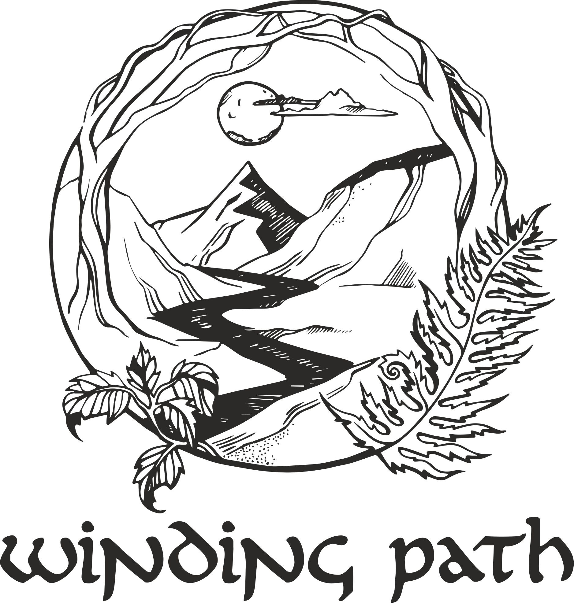 WindingPath schwarzeOutlines Print CMYK E1